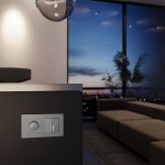 Рамка на 2 поста Slab (серебро матовый) W0022965 Werkel