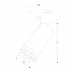 Slim Magnetic Трековый светильник 12W 4200K Modify (черный) 85042/01 Elektrostandard