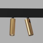 Slim Magnetic Трековый светильник 14W 4200K Dual (латунь) 85046/01 Elektrostandard