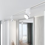 Светильник потолочный светодиодный Impact белый матовый/серебро 10W 4200К (85514/01) однофазный Elektrostandard