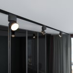 Светильник потолочный светодиодный Impact чёрный матовый/золото 10W 4200K (85514/01) однофазный Elektrostandard