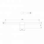 40125/LED/Светильник настенный светодиодный Luar черный жемчуг Elektrostandard