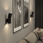 40126/LED/Светильник настенный светодиодный Deep черный Elektrostandard