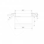 Встраиваемый светодиодный светильник 25035/LED 8W 4200K чёрный Elektrostandard