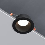 Встраиваемый светодиодный светильник 25082/LED 7W 4200K чёрный Elektrostandard