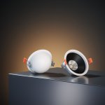 25083/LED 6W 4200K белый/чёрный  / Встраиваемый светодиодный светильник Elektrostandard