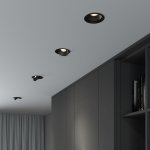 25083/LED 6W 4200K чёрный / Встраиваемый светодиодный светильник Elektrostandard