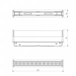Slim Magnetic Трековый светильник 12W 4200K Alter (белый) 85049/01 Elektrostandard
