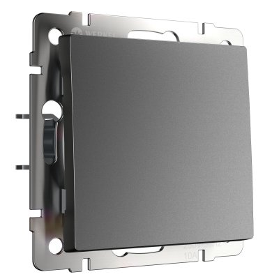 Выключатель одноклавишный (графит матовый) W1110064 Werkel