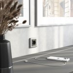 Накладка для розетки USB  (графит матовый) W1179564 Werkel