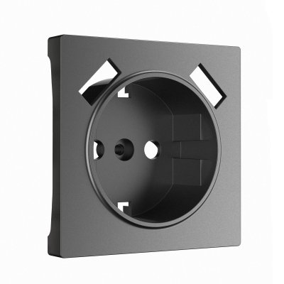 Накладка для розетки USB  (графит матовый) W1179564 Werkel