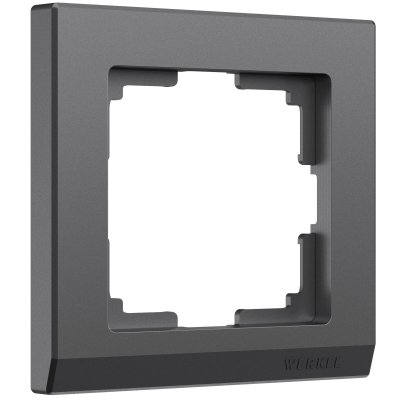 Рамка на 1 пост Stark (графит матовый) W0011864 Werkel Рамка на 1 пост Stark (графит матовый) W0011864 Werkel