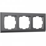 Рамка на 3 поста Stark (графит матовый) W0031864 Werkel