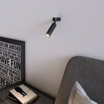 Настенный светильник 20143/1 LED черный Eurosvet