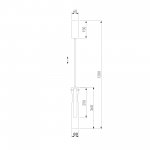 Подвесная люстра Eurosvet 50253/1 LED графит Swan