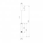 Люстра Eurosvet 50253/1 LED черный Swan