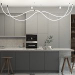 Подвесной трос для круглого гибкого неона Full light черный (2м) (FL 2830) Elektrostandard