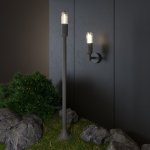 Светильник садово-парковый со светодиодами ISIDA LED серый 35165/F Elektrostandard