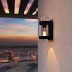 Светильник садово-парковый Falcon 35167/D черный Elektrostandard