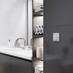 Рамка на 1 пост Stark (серебряный матовый) W0011865 Werkel