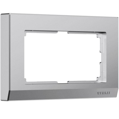 Рамка для двойной розетки Stark (серебряный матовый) W0081865 Werkel Рамка для двойной розетки Stark (серебряный матовый) W0081865 Werkel