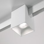 Slim Magnetic Трековый светильник 12W 4200K Solo (белый) 85055/01 Elektrostandard