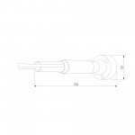 Крепление для струнного светильника 40127/LED черный, Арт. a063379 40127/LED Elektrostandard