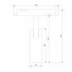 Slim Magnetic Умный трековый светильник 7W 2700-6500K Dim Cubo (чёрный) 85070/01 Elektrostandard