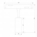 Slim Magnetic Умный трековый светильник 5W 2700-6500K Dim Cantors (латунь) 85071/01 Elektrostandard
