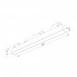 Slim Magnetic Умный трековый светильник 20W 2700-6500K Dim L02 (чёрный) 85077/01 Elektrostandard