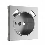 Накладка для розетки USB (серебряный матовый) W1179565 Werkel