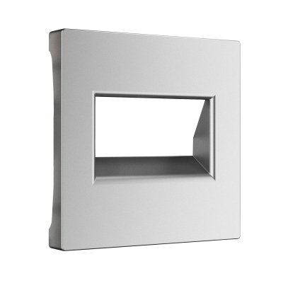 Накладка для двойной розетки Еthernet RJ-45 (серебряный матовый) W1191165 Werkel