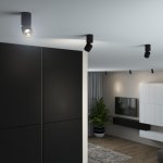 Светильник потолочный светодиодный 10W 4000K чёрный 25042/LED Elektrostandard