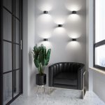 Светильник настенный светодиодный Coneto LED черный 4000К MRL LED 1045 черный Elektrostandard