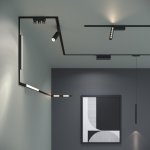 Flat Magnetic Трековый светильник 18W 4000K Arcos (чёрный) 85096/01 Elektrostandard