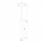Flat Magnetic Трековый светильник 6W 4000K Alliet (чёрный) 85097/01 Elektrostandard