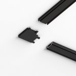 Flat Magnetic Четырёхсторонний соединитель для накладного шинопровода (чёрный) 85003/00 Elektrostandard
