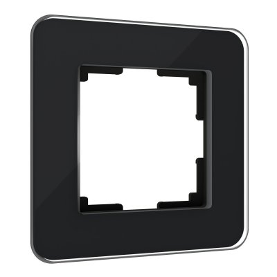Рамка на 1 пост Elite (черный, стекло) W0012448 Werkel