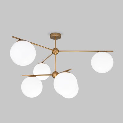 Потолочный светильник Eurosvet 60147/6 латунь Marbella