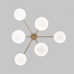 Потолочный светильник Eurosvet 60147/6 латунь Marbella