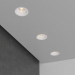 Встраиваемый светодиодный светильник 7W 3000K WH белый 15266/LED Elektrostandard