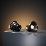 Встраиваемый светодиодный светильник 7W 3000K BK черный 15266/LED Elektrostandard