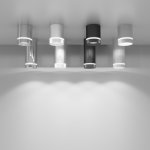 Светильник потолочный светодиодный 9W 3000K белый матовый DLR021 Elektrostandard