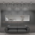 Светильник потолочный светодиодный 9W 3000K черный матовый DLR021 Elektrostandard