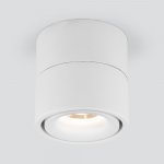 Накладной светодиодный светильник 15W 3000K белый матовый DLR031 Elektrostandard