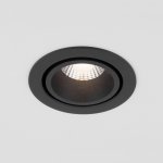 Встраиваемый светодиодный светильник 7W 3000K черный 15267/LED Elektrostandard