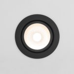 Встраиваемый светодиодный светильник 7W 3000K черный 15267/LED Elektrostandard
