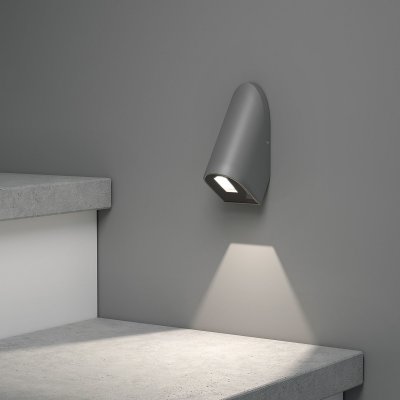 Светильник садово-парковый со светодиодами Bit LED 35168/D серый Elektrostandard