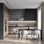 Slim Magnetic Шинопровод встраиваемый с местом под светодиодную ленту (чёрный) (2м) 85132/00 Elektrostandard