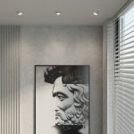 Потолочный светодиодный светильник 8W 4000K белый 25086/LED Elektrostandard